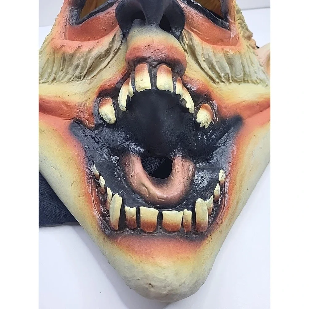 Vintage Halloween Vampire Horror Latex Mask Sri Lanka Industries 1999 w/ Tag